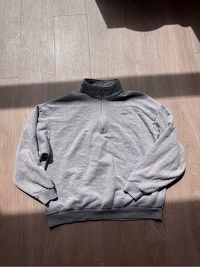 Alo Grey Quarter zip